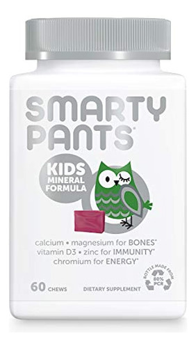 Smartypants Kids Daily Mineral Vitamins: Calcio, Citrato De