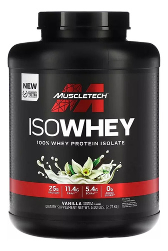 Iso Wheyisolate 5lb Muscletech - Unidad a $6893