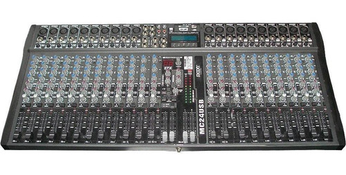 Imagen 4 de 10 de Combo Radio Consola Interfaz Usb 6ch + Microfono + Soporte