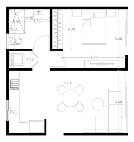 Departamento En Venta En Mérida De 1 Recámara En Zennova, Dzityá