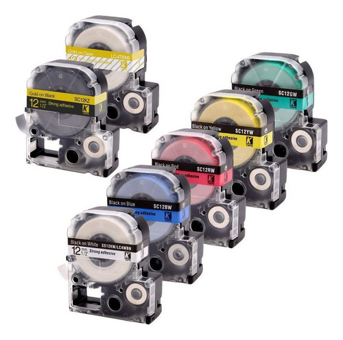 7 NĂșcleos Ss12kw Lc4wbn De 12 Mm Para Epson Lw-300 Lw-400l
