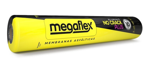 Membrana Asfáltica Megaflex Con Aluminio No Crack Plus
