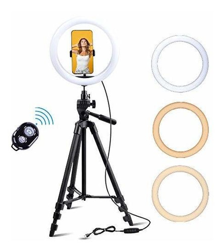 Anillo De Luz Led Para Selfie Con Tripode Y Control Remoto