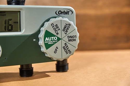 Temporizador De Riego Orbit 56082, 3 Salidas Para Mangueras