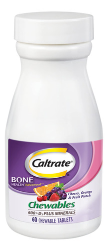 Suplemento Caltrate Chewables 600 Plus D3 Plus Minerals
