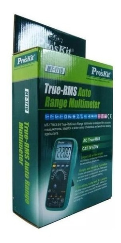 Tester Proskit True Rms Mt-1710 Temp Capacitancia Autorango