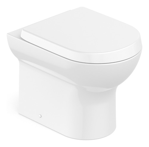 Kit Bacia Vaso Com Assento Pp Soft Close Branco Nexo Roca