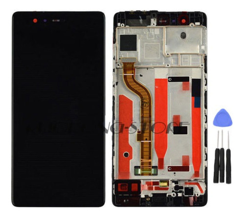 Para Huawei P9 Eva-l09 Recambio Negro Pantalla Lcd Touch Pan