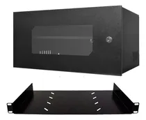 Comprar Mini Rack Organizador 5u Dvr Cftv Switch Com Bandeja E Tampa