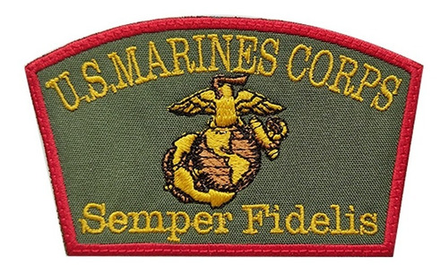 Parche Bordado Us Marines Corps Semper Fidelis U.s. Marina