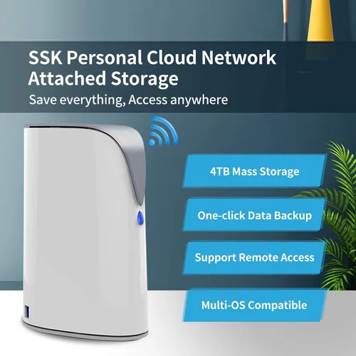 Nas Ssk 4tb Personal Cloud Almacenamiento Auto-backup