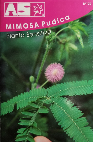Semillas De Mimosa Planta Sensitiva.marca As X 5 Sobres