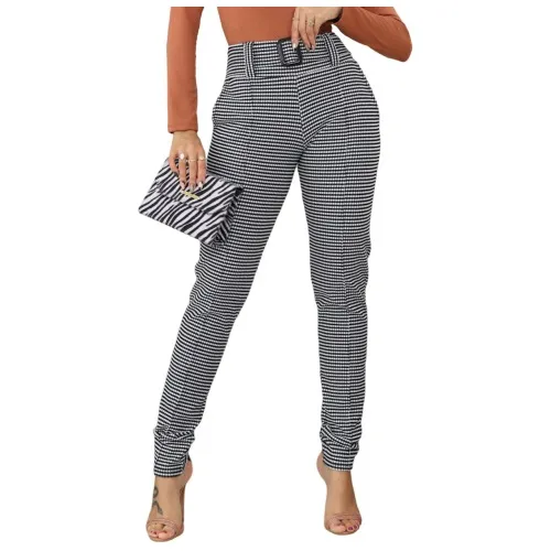 Calça xadrez hotsell feminina mercado livre