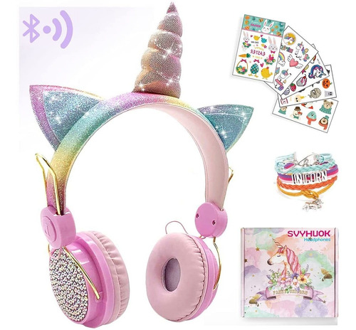 Auriculares Headset Inalambricos Con Microfono | Unicornio