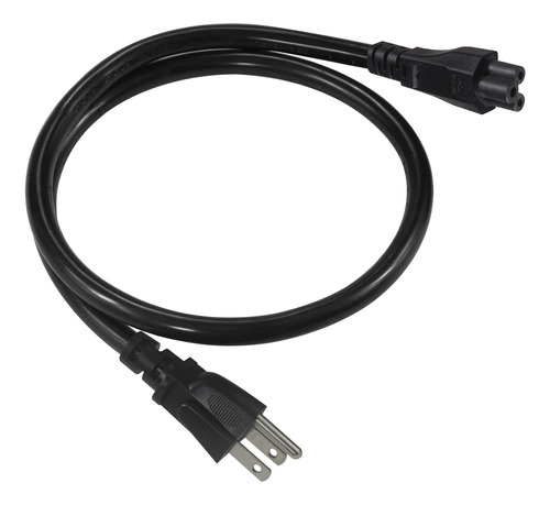 Cable De Alimentacion De Ca De Repuesto De 2 Pies Para Lapto