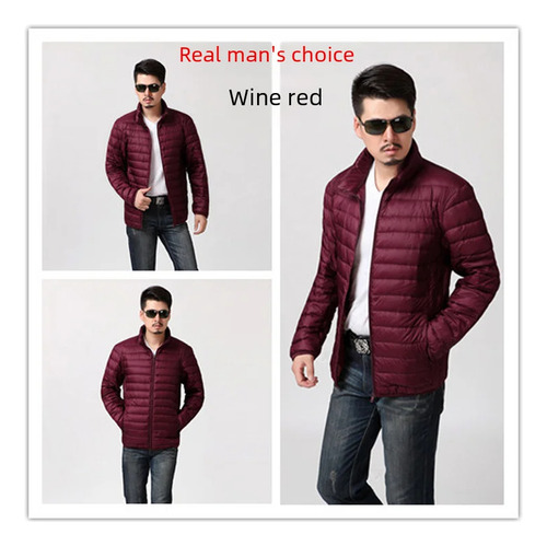 Chaqueta De Invierno De Algodón Con Cuello Alto Y Abrigo Cál