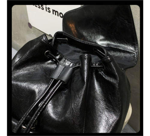 Imagen 6 de 9 de Mochila De Ecocuero Grande #8618