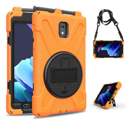 Funda Para Samsung Galaxy Tab Active Resistente Golpe Correa