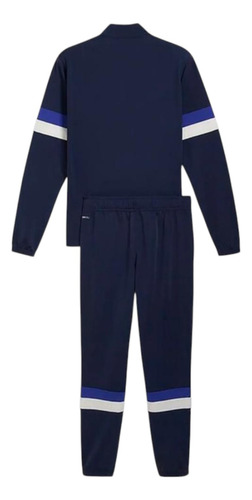 Conjunto Puma Hombre Rise Tracksuit Azul Entrenamiento
