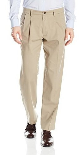 Dockers Classic Fit Easy Khaki Pantalones Plisados D3 Para H