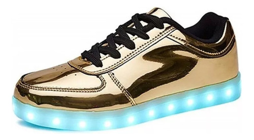 Nuevos Zapatos De Moda Con Luz Led Para Hombres Y Mujeres, E