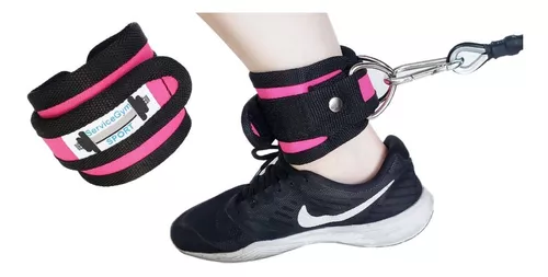 VLFit Pack 2 Tobilleras Poleas Gym - Tobillera para Polea Acolchada de  Velcro para Mujeres y Hombres - Accesorios Gym - Correa Tobillos Gym para  Máquina de Cable Fitness y Gimnasio 