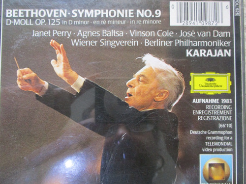 Beethoven - Symphony No. 9. Berliner Philharmoniker, Karajan