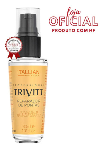 Reparador De Pontas Trivitt 30ml Com Filtro Solar