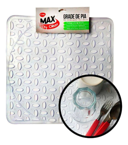 Grade Silicone Protetor P/ Pia Escorredor Panela Copo Talher