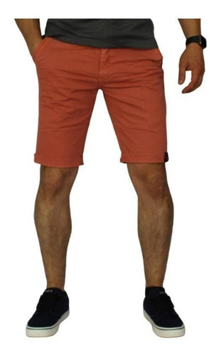 Imagen 2 de 3 de Bermuda Elasticada Slim Fit Rosado