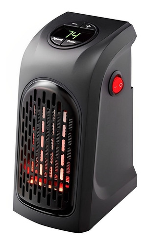 Mini Calentador Calefactor Personal Portátil 400w 110v Color Negro