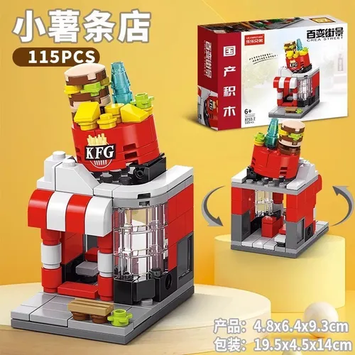 8755-7 Kfc Chicken 115 Unidades, Compatible Con Lego China