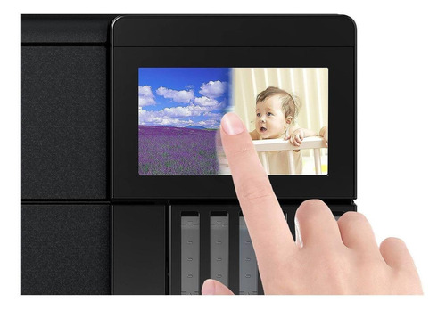 Imagen 5 de 6 de Impresora a color multifunción Epson EcoTank L8180 con wifi negra 100V