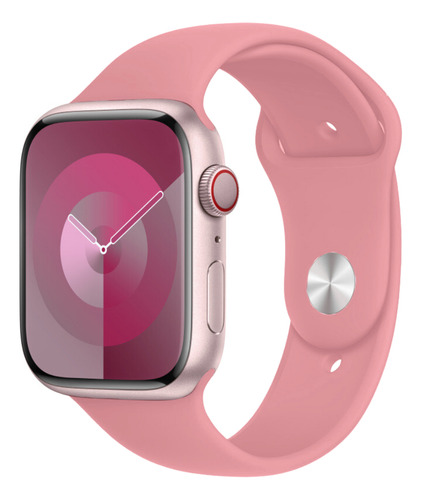 Pulseira Sport Smartwatch 38mm Silicone Cores Cor Rosa