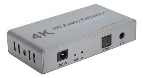Convertidor Extractor 4k De Alta Definición, 1 Punto, 2 Puer