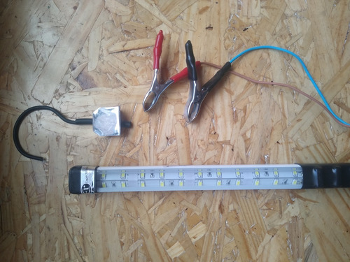 Lampara 12v Portatil Led Con Iman Removible Gancho Palladino