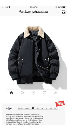 Chaqueta De Algodón De Invierno Con Cuello De Terciopelo De