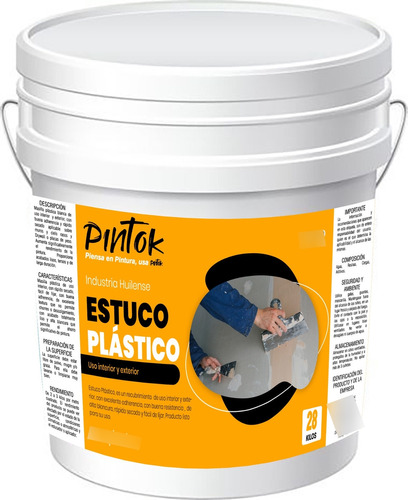 Estuco Plástico Intex