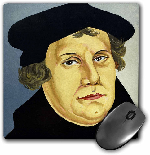 Mouse Pad Retrato Martin Luther 8 X 8 Pulgadas