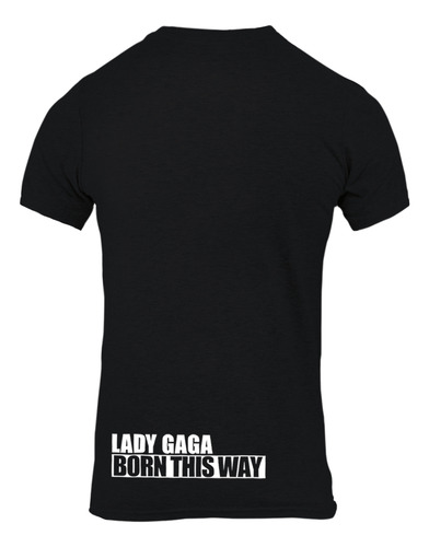 Lady Gaga Born This Way Face Playera Cuello En V Chromatica