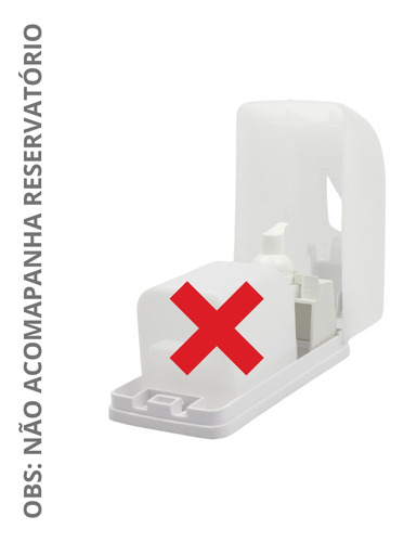 Dispenser Álcool Gel Detergente Saboneteira S/ Reservatório