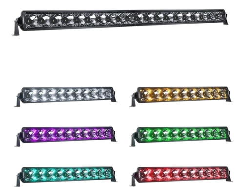 Barra Led Aurora Rgb D6 Ultra Spot 40 PuLG Can Am 4x4 Atv
