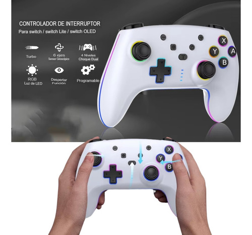 Mando Joystick Compatible Nintendo Pc Switch Android Ios