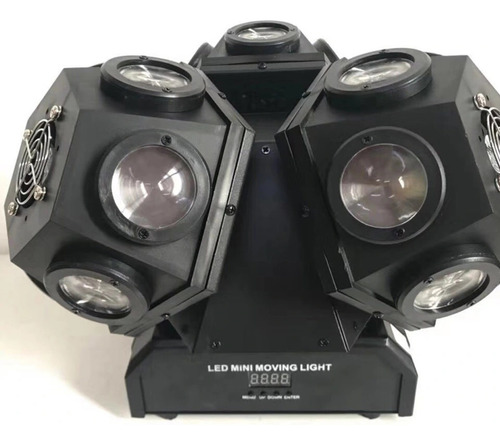 18x10w Rgbw 4 En 1 Led Cabeza De Cabeza Móvil De Viga 3 Haz