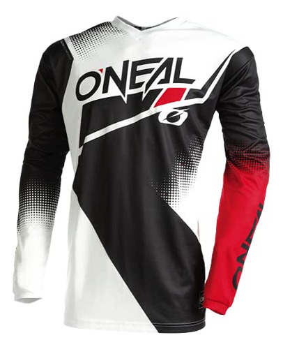 Jersey Juvenil Element Racewear Negro/blanco/rojo