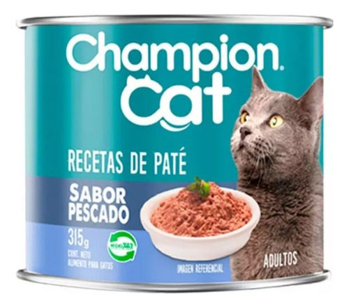 Champion Cat Adulto Paté Sabor Pescado 315g