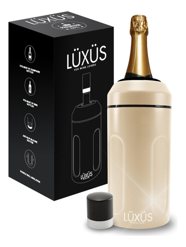 Luxus Iceless Wine Chiller (crema) - Enfriador Aislado De Ac
