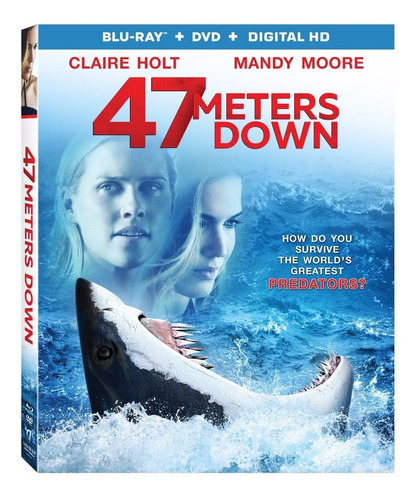 Blu-ray + Dvd 47 Meters Down / A 47 Metros