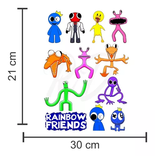 20 Álbuns de Figurinhas Rainbow Friends