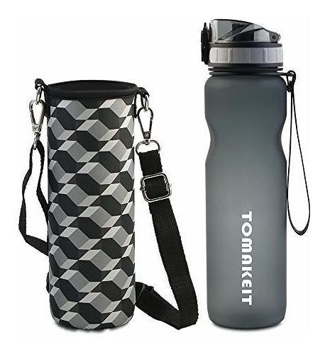 Tomakeit Sport Botella De Agua Botella De 36 Oz Tritan Boca
